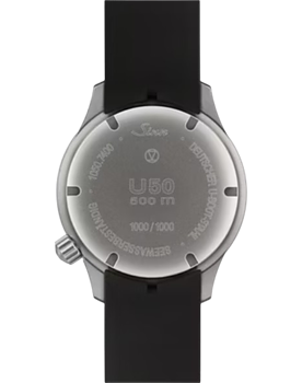 1050.034 Sinn U50 DS integrerat silikonband svart