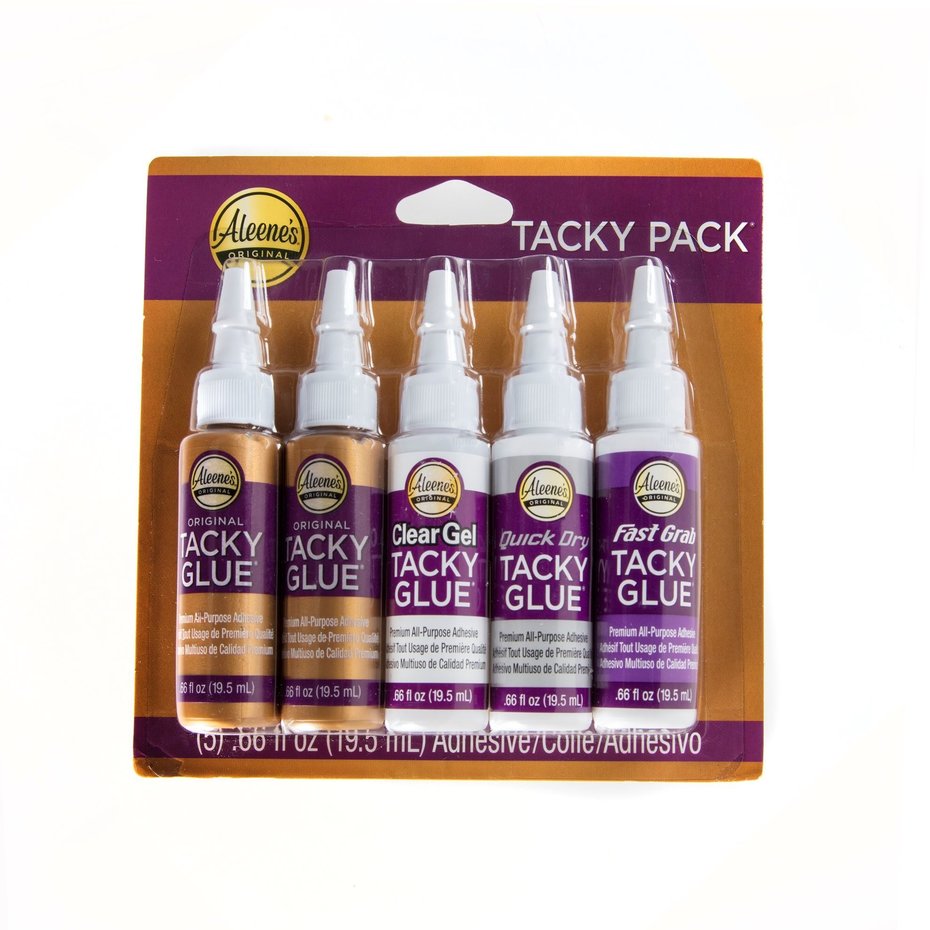 Lim, Tacky Pack Original/Clear Gel/Fast Grab/Quick Dry 5x19,5ml