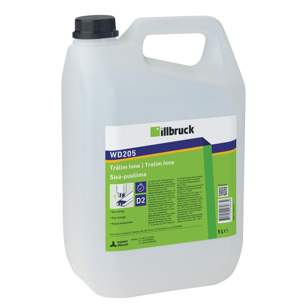 Wood glue inside Illbruck WD205 5L