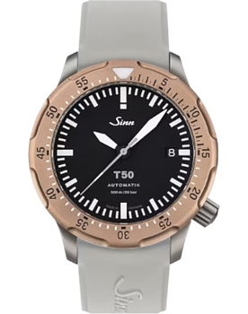 1052.020 Sinn T50 GBDR integrerat silikonband grå