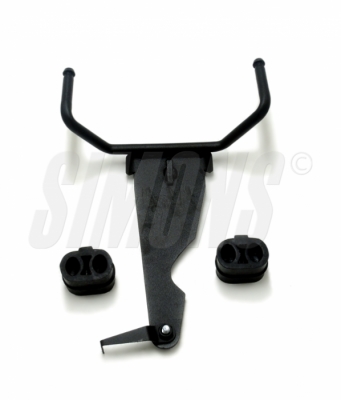 Karossfäste för eftermontering av dubbelt system, höger