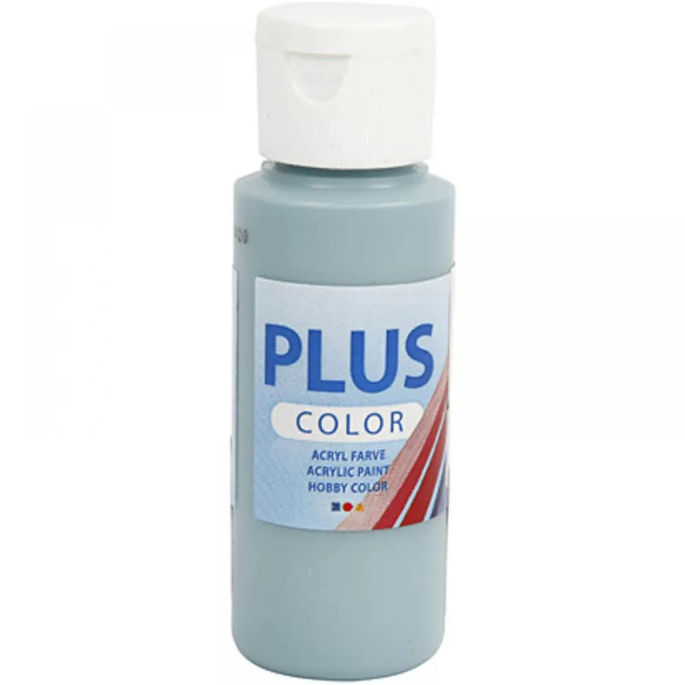  Plus Color hobbyfärg  - 1 Flaska, 60 ml -  Dusty Blue
