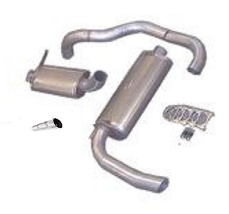 3" sportavgassystem 240 (ej turbo). Halvsats