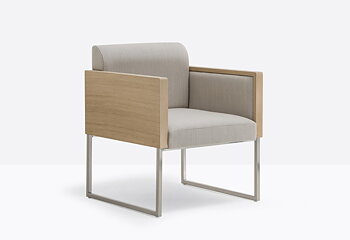 Lounge armchair BOX 741