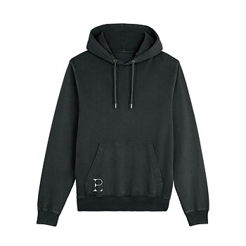 Black Vintage Hoodie Octopus 