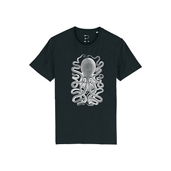 Black T-shirt Octopus