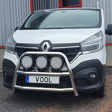 STOR TRIO Frontbøyle [Svart] - Renault Trafic 2020-