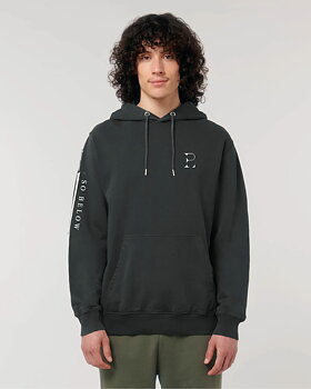 Black Vintage Hoodie Sword