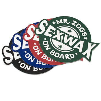 Mr. Zogs sticker SEX WAX On Board