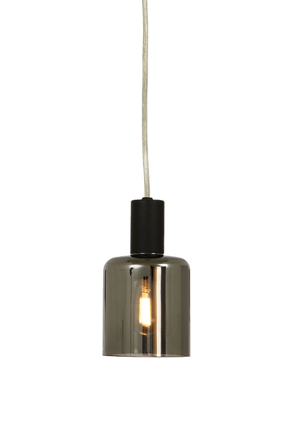 CYLINDER fönsterlampa, svart/rök - Aneta Lighting