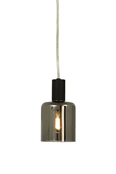 CYLINDER fönsterlampa, svart/rök - Aneta Lighting