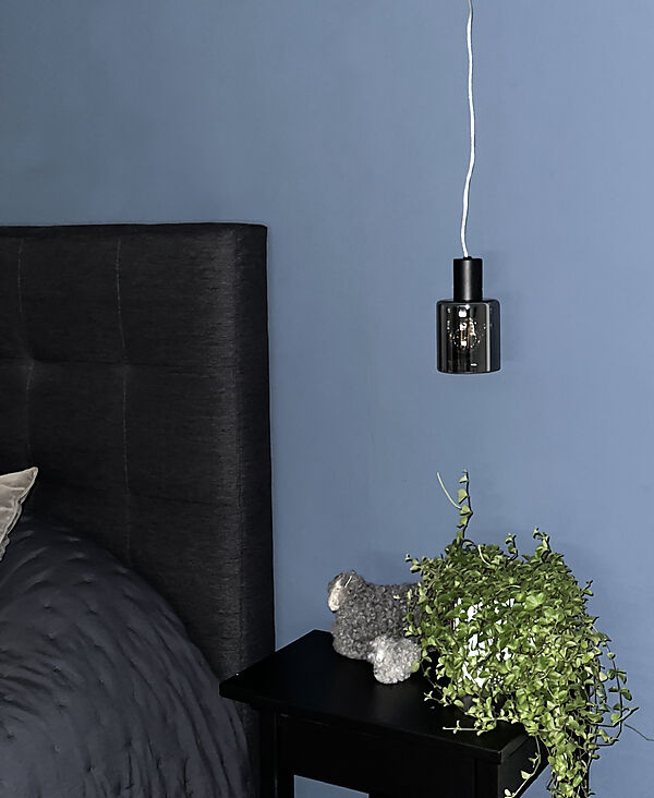 CYLINDER fönsterlampa, svart/rök - Aneta Lighting - 3