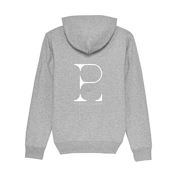 Grey Hoodie Logo