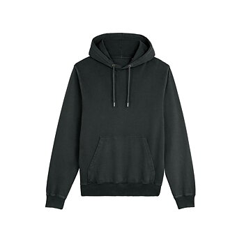 Black Vintage Hoodie Logo