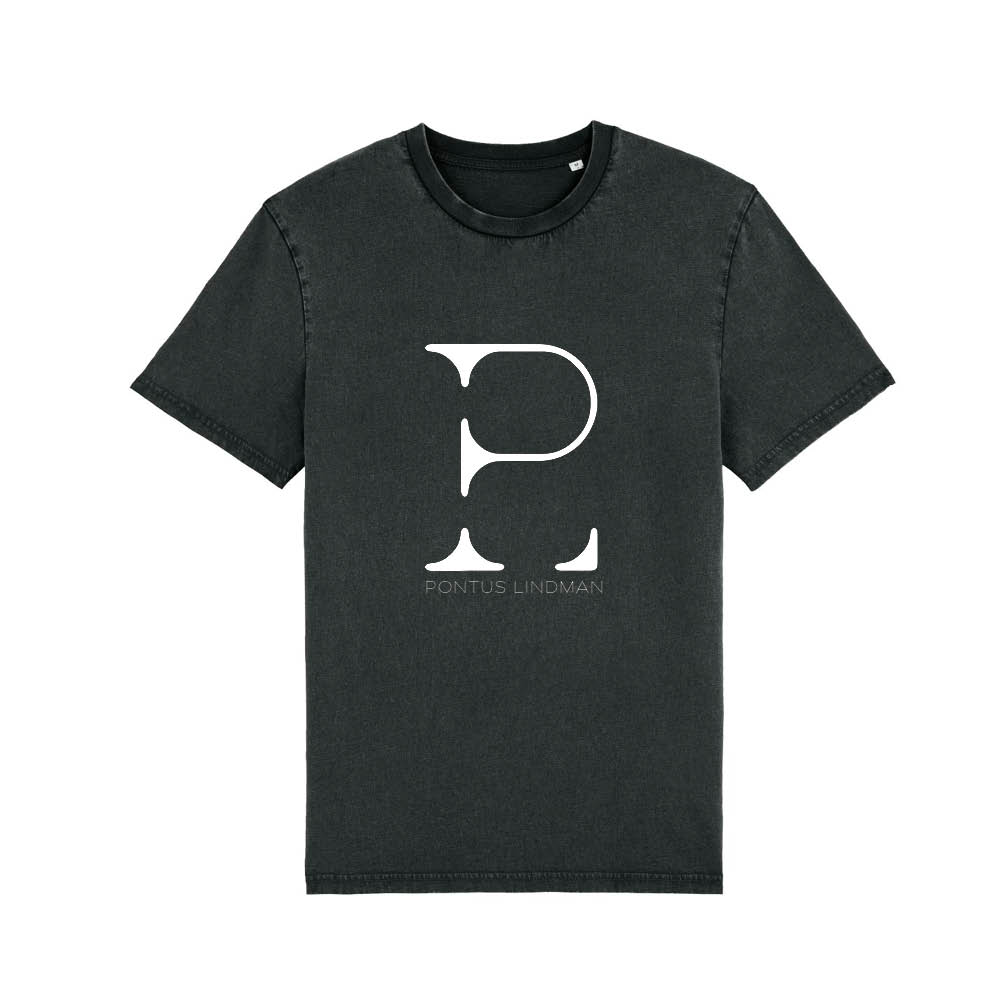 Black Vintage T-shirt Logo