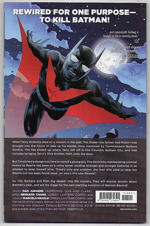 Batman Beyond: Volume 3 - Wired For Death TP NM