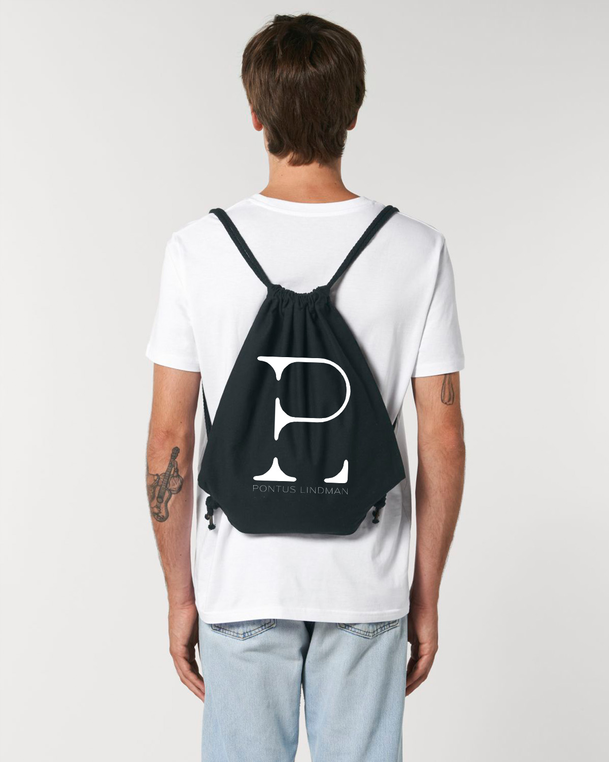 Black Gym Bag Logo - 2