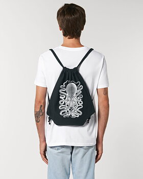 Black Gym Bag Octopus