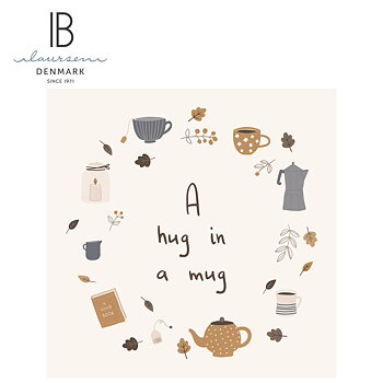Lautasliina IB Laursen 20-p A hug in a mug