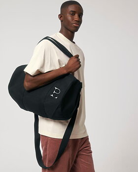 Black Duffle bag Logo