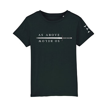 Kids Black T-shirt Sword