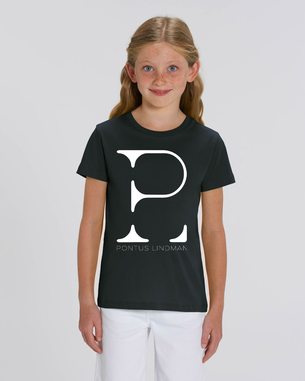 Kids Black T-shirt Logo - 2