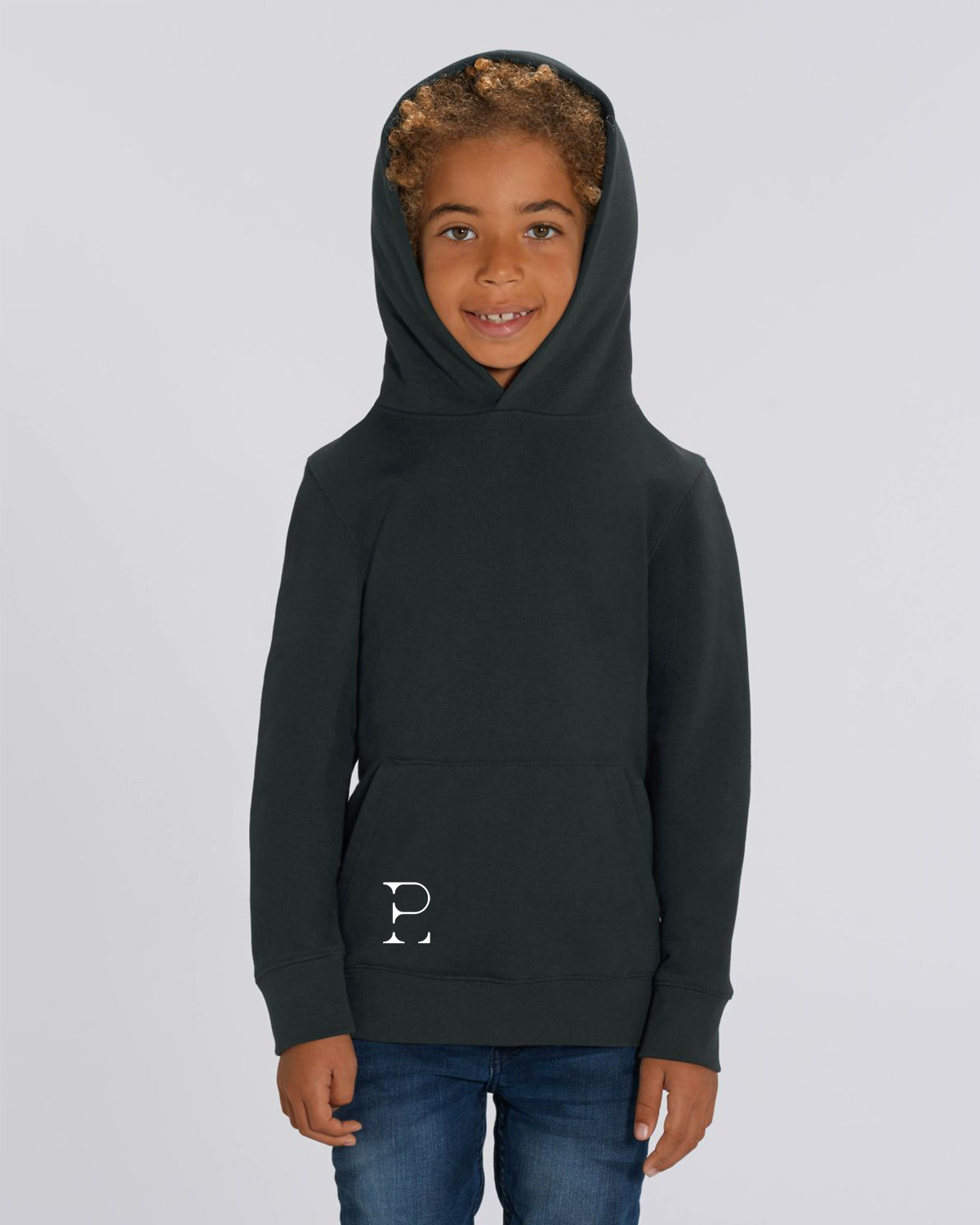 Kids Black Hoodie Octopus - 4