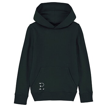 Kids Black Hoodie Octopus