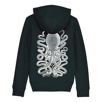 Kids Black Ziphood Octopus