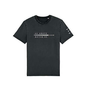 Black Vintage T-shirt Sword