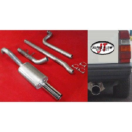 3"" sportavgassystem 740 turbo. Helsats, 1 st dämpare