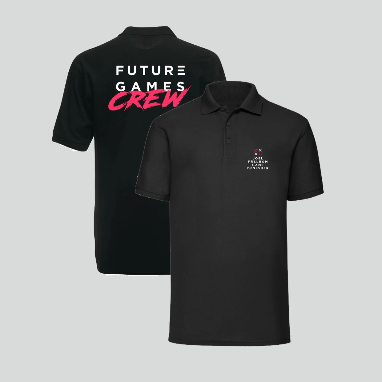 FG Crew Polo With Personal Name / Education