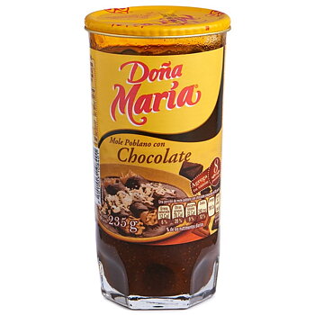DONA MARIA MOLE POBLANO CON CHOCOLATE 