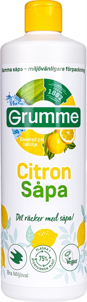 Grumme såpa citron 750ml
