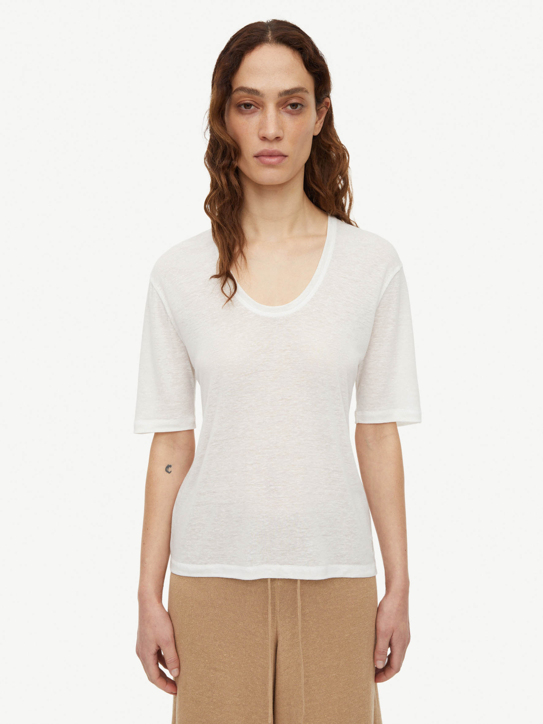 By Malene Birger Amaringa T-shirt soft white - 4