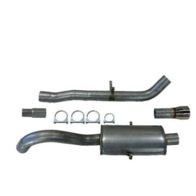 3 Tum sportavgassystem rostfritt 740 88~ 940 turbo. Halvsats, 1 dämpare