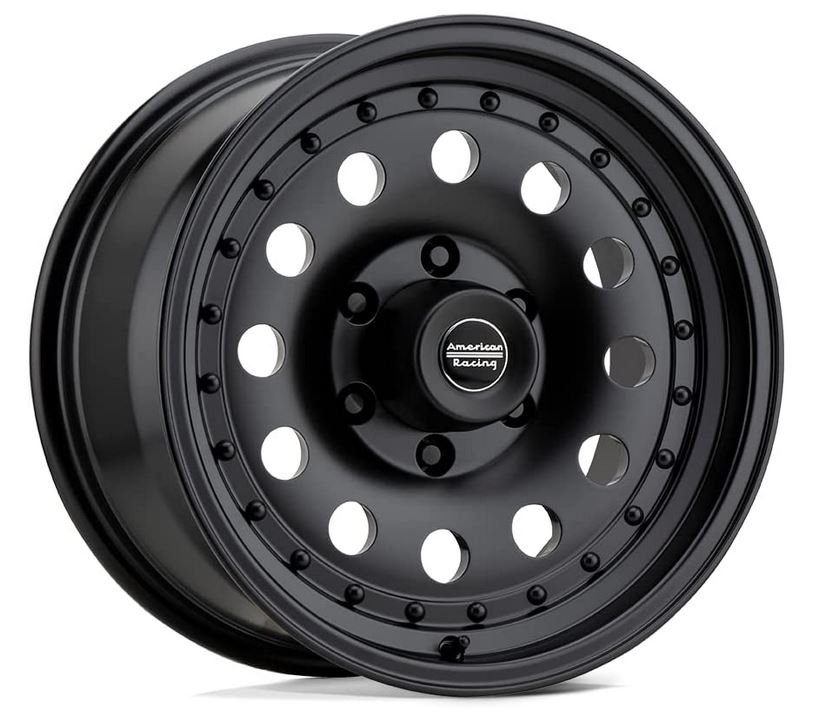American Racing AR62 Outlaw II Black 17X8 ET18
