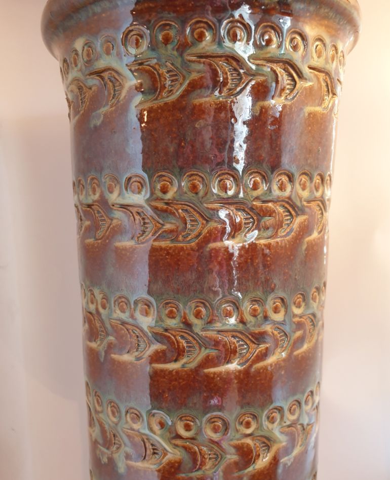 Hjort Petersen Gerd  Soholm tall vase stoneware - 2