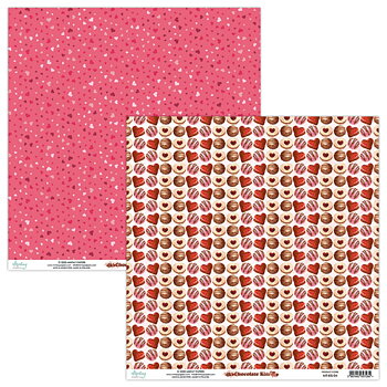 Mintay -CHOCOLATE KISS - dubbelsidigt ark 12x12"
