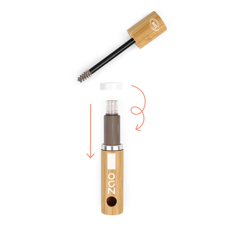 ZAO Eyebrow Mascara 052 Dark Blonde - 3