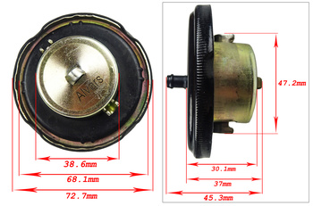 Tankin korkki Honda MT50/80 - 3