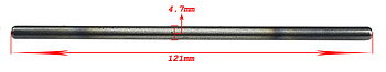 Schubstangenkupplung Yamaha DT/RD 121 mm