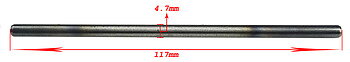 Schubstangenkupplung Yamaha FS1 117 mm