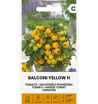 Dvärgtomat Balcony Yellow