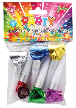 Blåsormar Metallic 6-pack - 2
