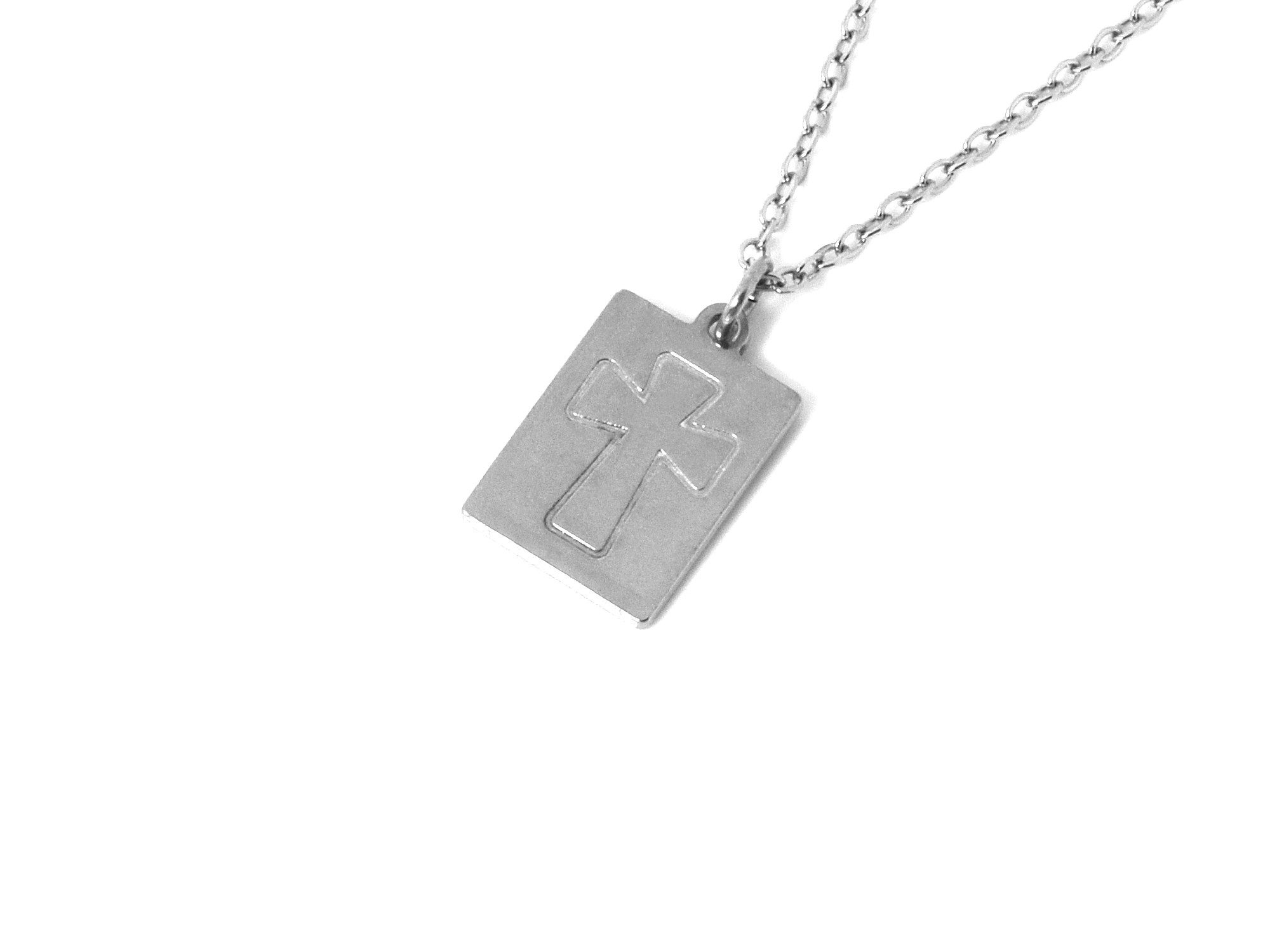 Bibel Halsband i Rostfritt Stål, Den Heliga Bibeln Hänge, Religion Accessoar, Kristendom Smycke - 3