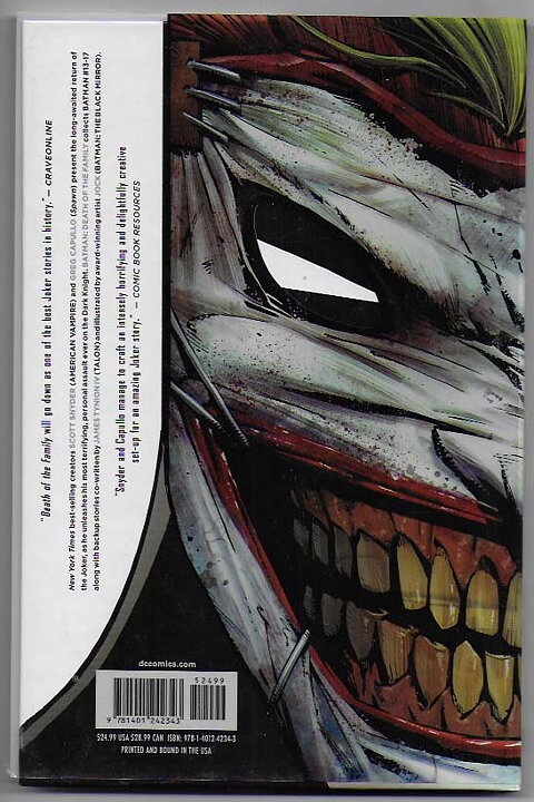 Batman: Volume 3 - Death of The Family HC NM-