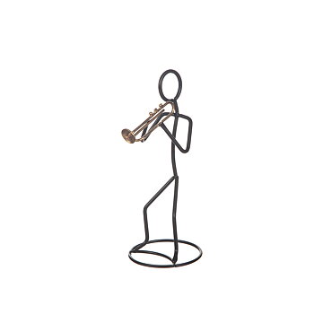 Musicerande människa i smide, Trumpet 20 cm