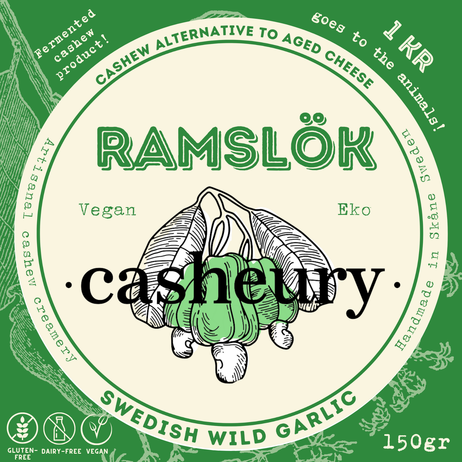 Pålägg Ramslök 150g Casheury Eko