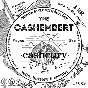 Pålägg Cashembert 140g Casheury Eko